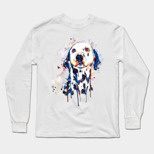 Dalmatian Head Long Sleeve T-Shirt